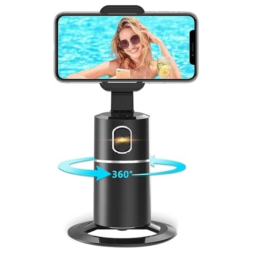 Support de téléphone Intelligent Selfie Stick,Camera Suivi AI Automatique Photos et vidéos 360° - Stream Live - Appels vidéo - Caméraman - Vlog Chat en Direct pour iPhone ou Android