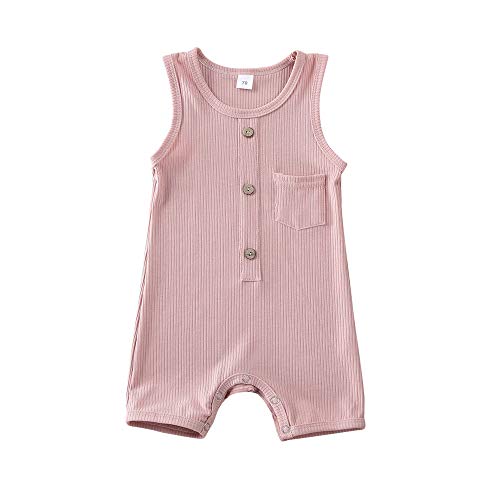 Image of iddolaka Newborn Summer Baby Boy Girl Rompers Bodysuit Jumpsuit Playsuit One Piece Outfit Clothes