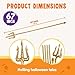 Spooktacular Creations Gold King Trident Cane, Halloween King Pitchfork Spear Trident Toy Prop for Halloween Costume Dress Up, Cosplay Parties Accessory