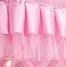 Mengersi Canopy Bed Curtains Queen Size,Bed Canopy for Girls Princess Bed Canopies Drapes Mosquito Net -Bedroom Decor,Pink