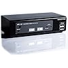 ConnectPro UR Series Kit USB VGA KVM Switch w/DDM & Multi-hotkey 2 Port, 10 ft