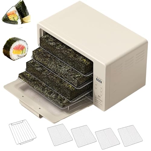 Smart Heißluft-Lebensmitteltrockner, 25L Elektrischer Dörrautomat mit Edelstahlschalen, 30-100°C Einstellbare Temperaturregelung