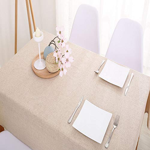 Manteles Mesa Rectangular Estilo Impermeable Mantel para Salón Comedor Cover