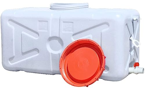 sjdoPulse Wasserspeicher, Tragbarer Wasserbehälter Mit Wasserhahn, Trinkwasserbehälter Aus Kunststoff Mit Schraubverschluss, Für Drinnen Oder Draußen, Camping, Notfall-Wassertank