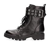 Guess Scarpe Donna Anfibio MOD. riter in Pelle Black D22GU13 FL7R2RFAL10 36