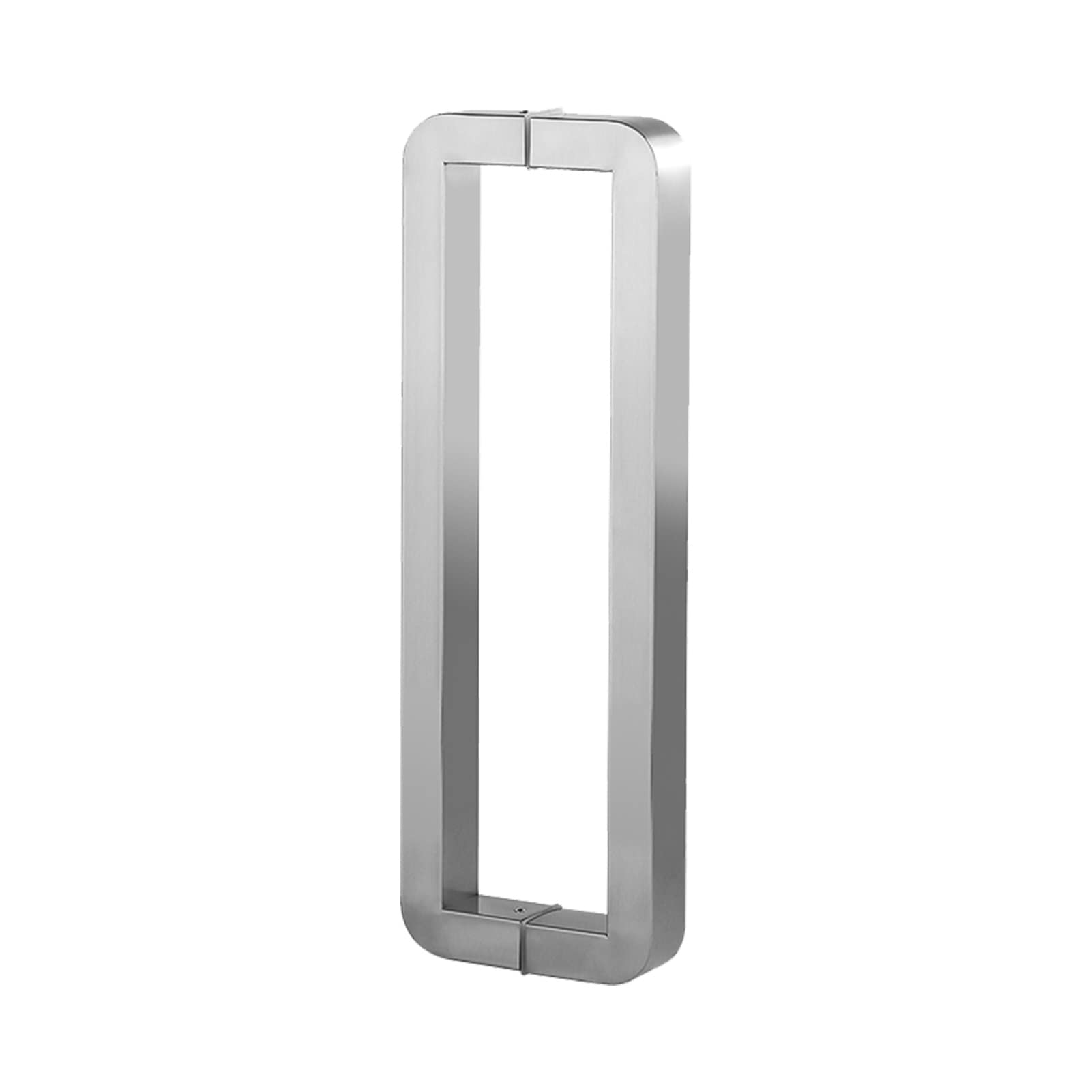 Poignée carrée acier inoxydable brossé : quincaillerie porte tendance 92cm