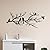 ESTART Metal Birds Wall Art, Metal Vivid Birds on Branch Silhouette Wall Decor Black Leaves with Bird Outdoor Metal Hanging Wall Sculpture for Home Balcony Garden(Large)