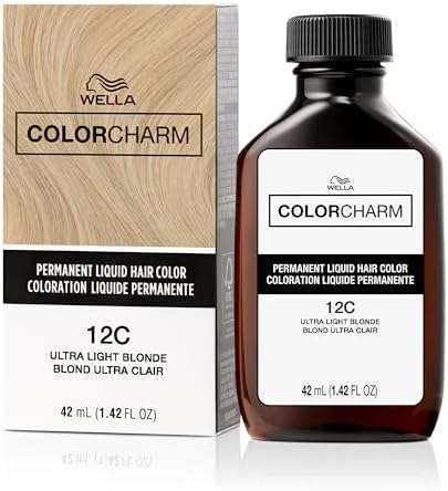COLORCHARM Permanent Liquid Hair Color for Gray Coverage, Blonde
