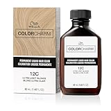 WELLA Color Charm Permanent Liquid Hair Color, 12C Ultra Light Blondes, 1.4 Fl Oz
