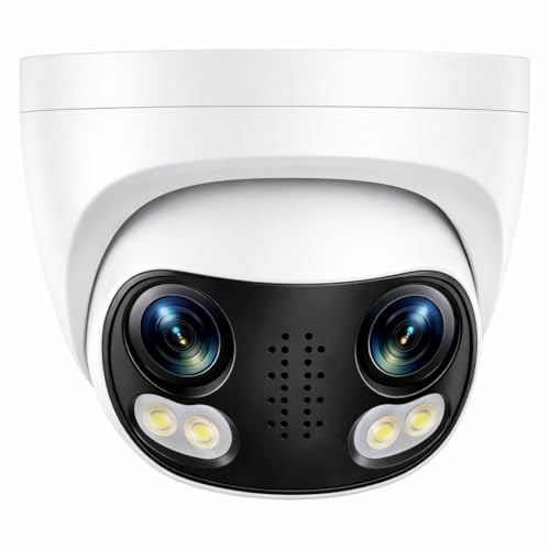 Panoramic 8MP 4K Dual Lens PoE IP Security Outdoor Camera