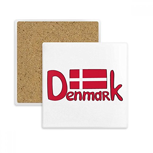 Coaster dessous de verre Danemark absorbant en pierre dessous-de-plat