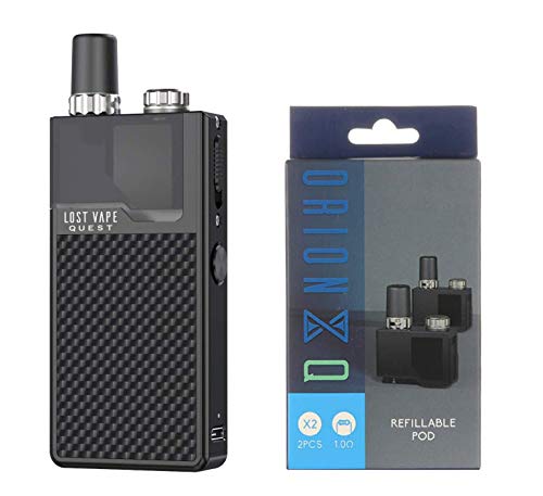 Genuine Lost Vape Orion Q Kit [Negro] + 2 cápsulas Extra