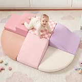 Tiny Land Soft Foam Climbing Blocks for Toddlers, 6-Piece Foam Blocks
