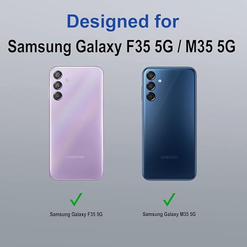 Image of Zapcase Back Case Cover for Samsung Galaxy F35 5G | Compatible for Samsung F35 5G Back Cover | Case Cover with Camera Protection | (TPU + PC | Transparent)