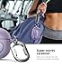 SURITCH Case for Raycon Everyday Earbuds Plus, Shockproof Magnetic Case for Everyday 2024 Edition Bluetooth True Wireless in-Ear Buds, Protective Cover with Magnetic Lid Lock & Carabiner, Purple