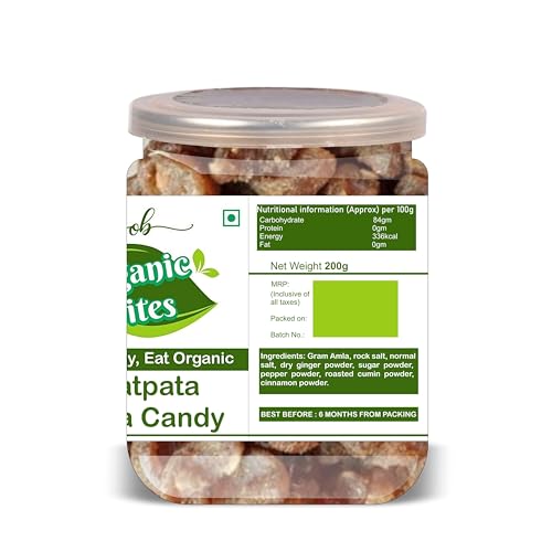 Organic Bites Chatpata Amla Candy 300 Gram miniatura 2