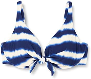 Bikini Triumph Summer Fizz Para Mujer - Parte Inferior Y Top Con Aros, Color Azul Combinación Oscura