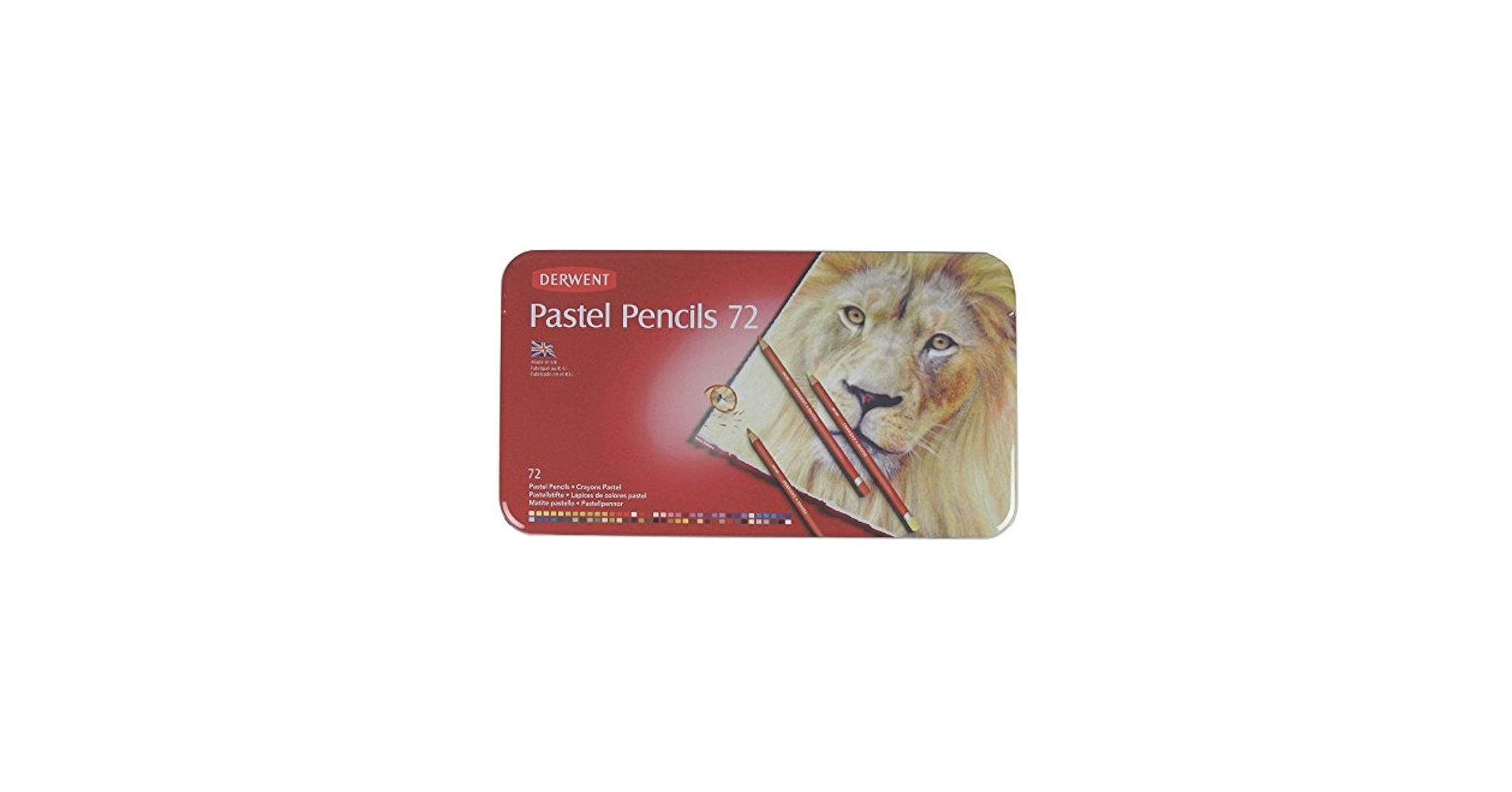 Amazon.com: Derwent 72 Pastel Pencil Metal Tin Set