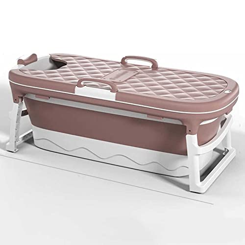 Vasca da bagno portatile con bidet e sauna, vasca idromassaggio pieghevole per il relax