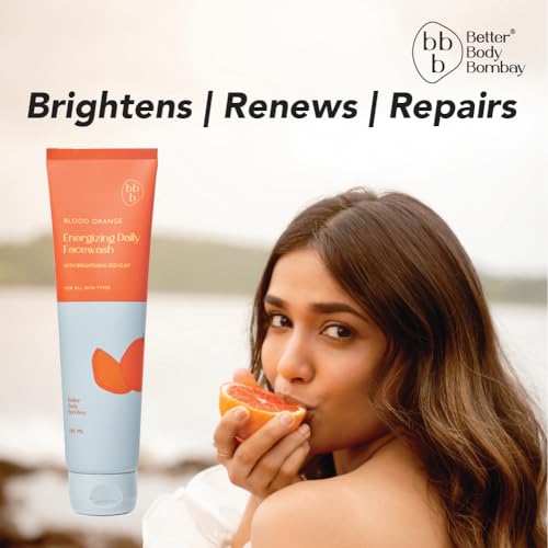 Image of BBB Better Body Bombay Blood Orange Brightening Face Wash (Pack of 3, 100 ml Each) | Vitamin C Infused Daily Cleanser | Refreshing Glow Boost Daily Facewash | Suitable for All Skin Types