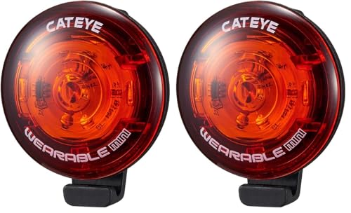 キャットアイ(CAT EYE) セーフティライト SL-WA10 WEARABLE mini ライト 自転車 (× 2)の商品画像（Amazon）