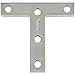 National Hardware N266-429 Zinc T Plate, 3