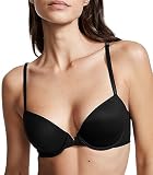 Victoria's Secret Love Cloud T Shirt Demi Bra, Lightly Lined, Cloud Like Padding, Bras for Women, Black (36DDD)