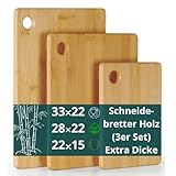 Schonend für Messer: Die glatte Oberfläche von Bambus schont die Klingen Ihrer Messer und trägt dazu bei, dass diese länger scharf bleiben.