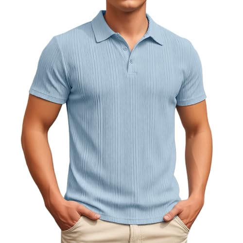 Polo Slim Fit Homme Chic et Élégant pour le Bureau et Sorties Décontractées