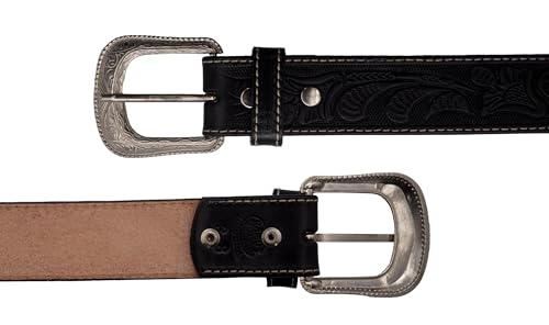 Men's Western Belt Cowboy Belt for Texas Men Country Style Fajas Vaqueras para Hombre Genuine Leather4