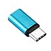 Produktbild Ouneed® USB Adapter , USB-C Type-C to Micro USB Data Charging Adapter Datenladung Ladekabel für Samsung Galaxy S8 (Blau)