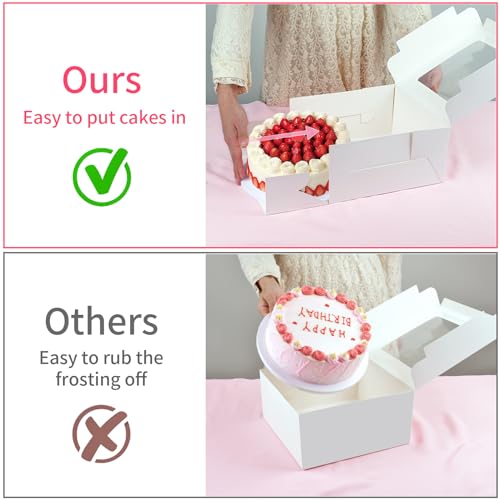 Winkio CAKE BOXES 10 INCH Disposable Bakery Boxes thumb #2