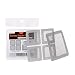 by.RHO Window and Door Screen Repair Patch kit. 25 Patches, (1⅞" x 1⅞" x 20pcs) (3½" x 3½" x 5pcs)