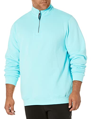 Image of Charles River Apparel Men's Crosswind Quarter Zip Sweatshirt
