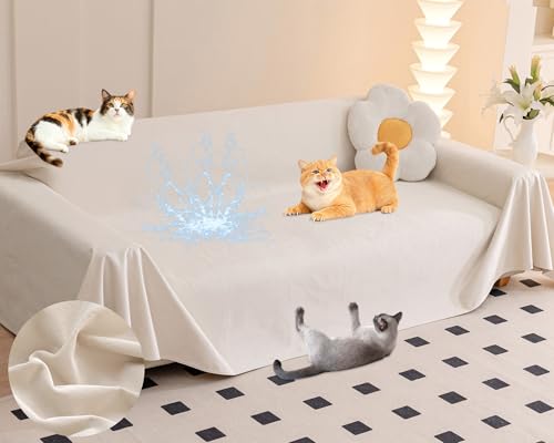 Protection canape chat anti griffe pour salon familial chaleureux