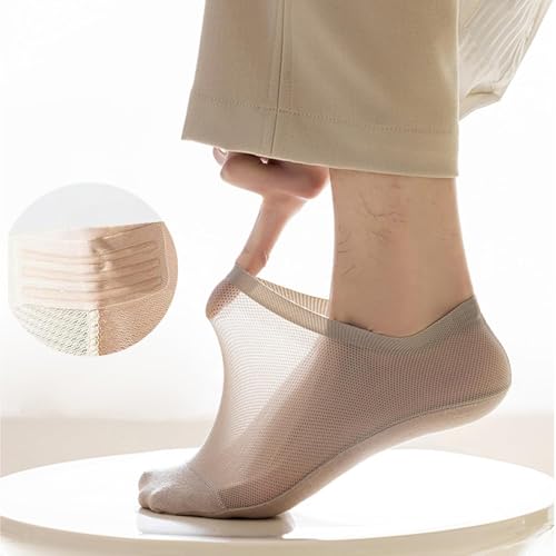Ultra Thin Liner Socks Non Slip ComBed Cotton No Show Socks, breathable non-slip ultra-thin, for Womens and Men4