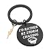 WUSUANED Funny Stormchaser Keychain I'd Rather Be Storm Chasing Jewelry Tornado Hunter Gifts For Meteorologist Forecaster (I'd rather be storm chasing keychain Black)