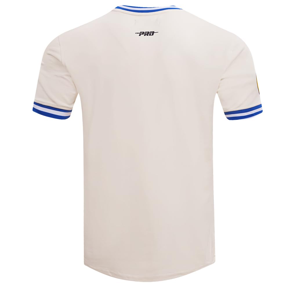Pro Standard Męska koszulka NBA Golden State Warriors Retro Classics S/S, Skorupka jajka/królewski błękit, L