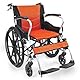 InyanPower Rollstuhl faltbar und leicht，Leichtgewichtrollstuhl aus Aluminium，Rollstühle mit Selbstantrieb，Rollstuhl für den Innen- und Außenbereich，Rollstuhl für Ältere und Behinderte(IN-9536L)