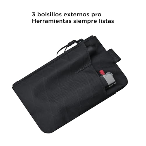 ALPAKA Zip Pouch Pro - Minimalist Zipper Wallet - with RFID Blocking ID Card Holder Wallet with Zipper for Men with Multi-tool Slot4