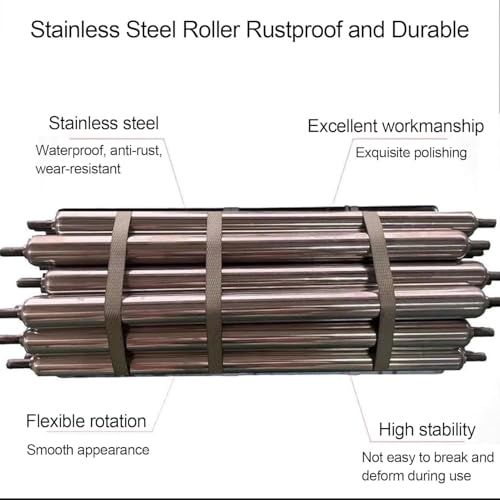 Trasportatore a rulli non alimentato per magazzini - Sistema di scorrimento di consegna 30 x 100 cm, soluzione di scarico efficiente per una facile movimentazione e trasporto dei materiali