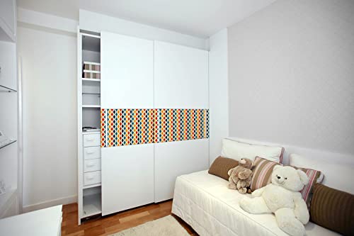 Pegatinas para muebles que cubren imperfecciones con diseño retro 7