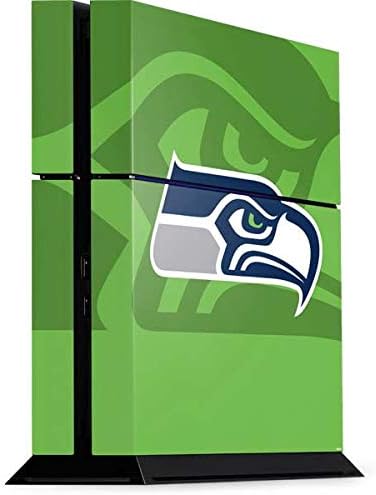 Skinit Decal Gaming Skin Compatible with PS4 Console - Officially Licensed NFL Seattle Seahawks Double Vision Design