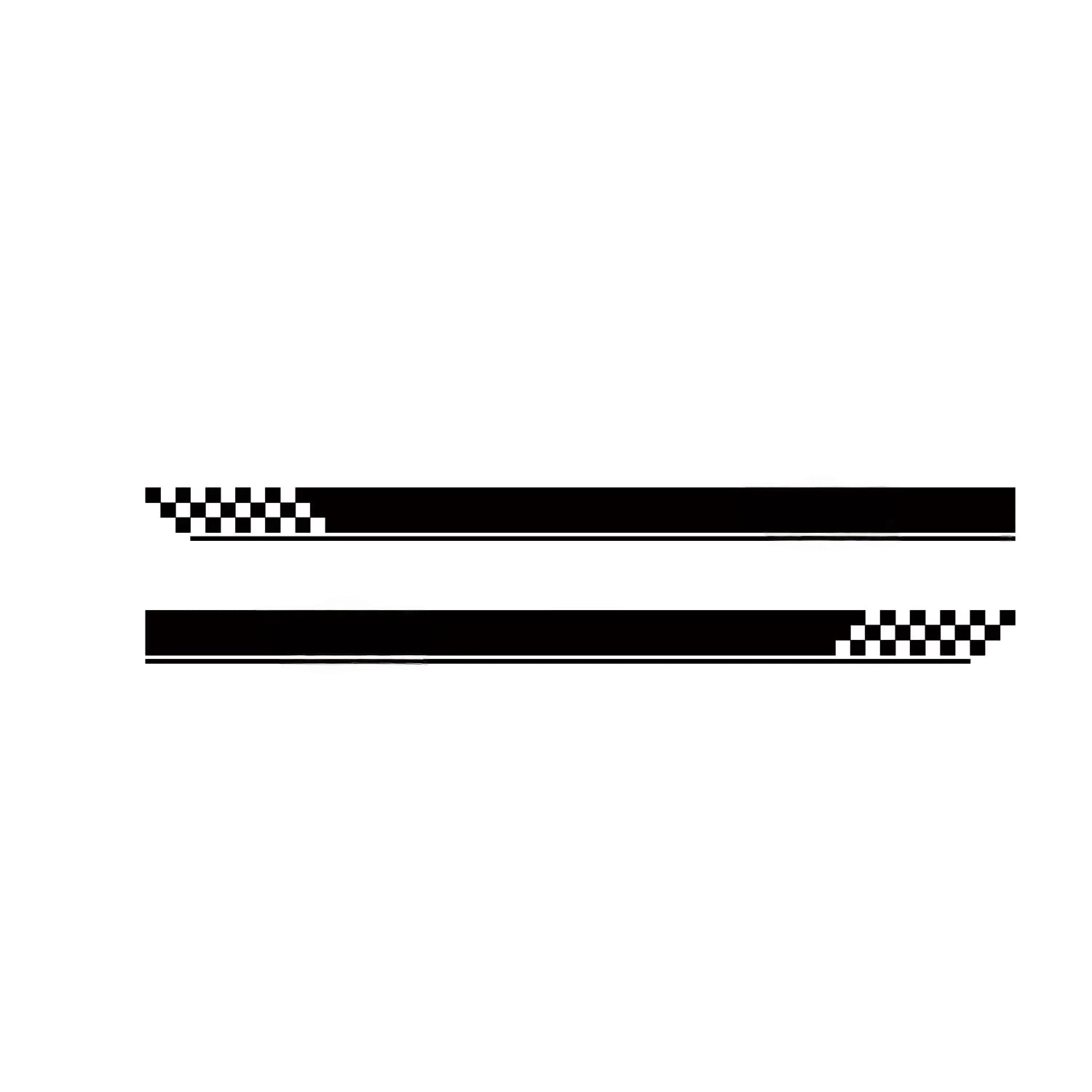 Xfaklianran for Mini Cooper Countryman Clubman Jcw Fashion Racing Sport Decals Car Door Side Stripe Stickers