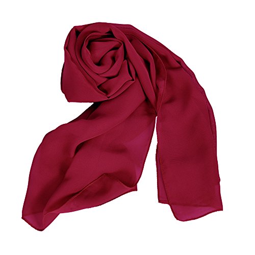 Chiffon Scarf Head Wrap Evening Shawls Wraps for women Plain Colors