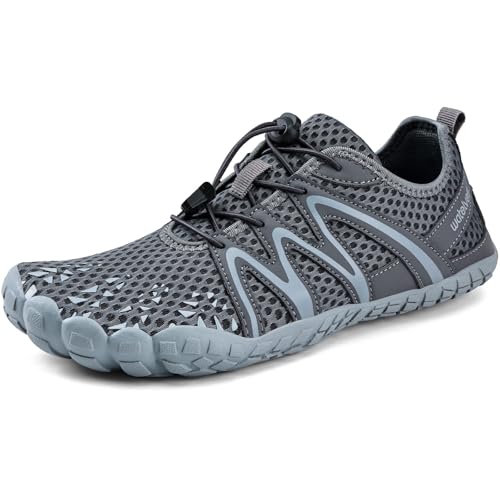 Image of Water Shoes for Men Barefoot Quick-Dry Aqua Sock Outdoor Athletic Sport Shoes for Kayaking, Boating, Hiking, Surfing, Walking