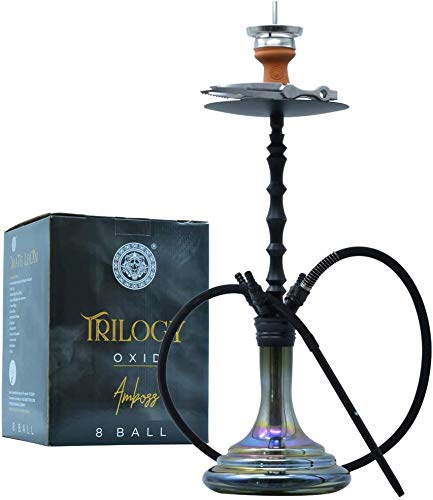 Glass Hookah Set with Everything Luxury 4 Hose Hookah Set Silicone Hookah Hose Hookah Bowl Screen Heat Management