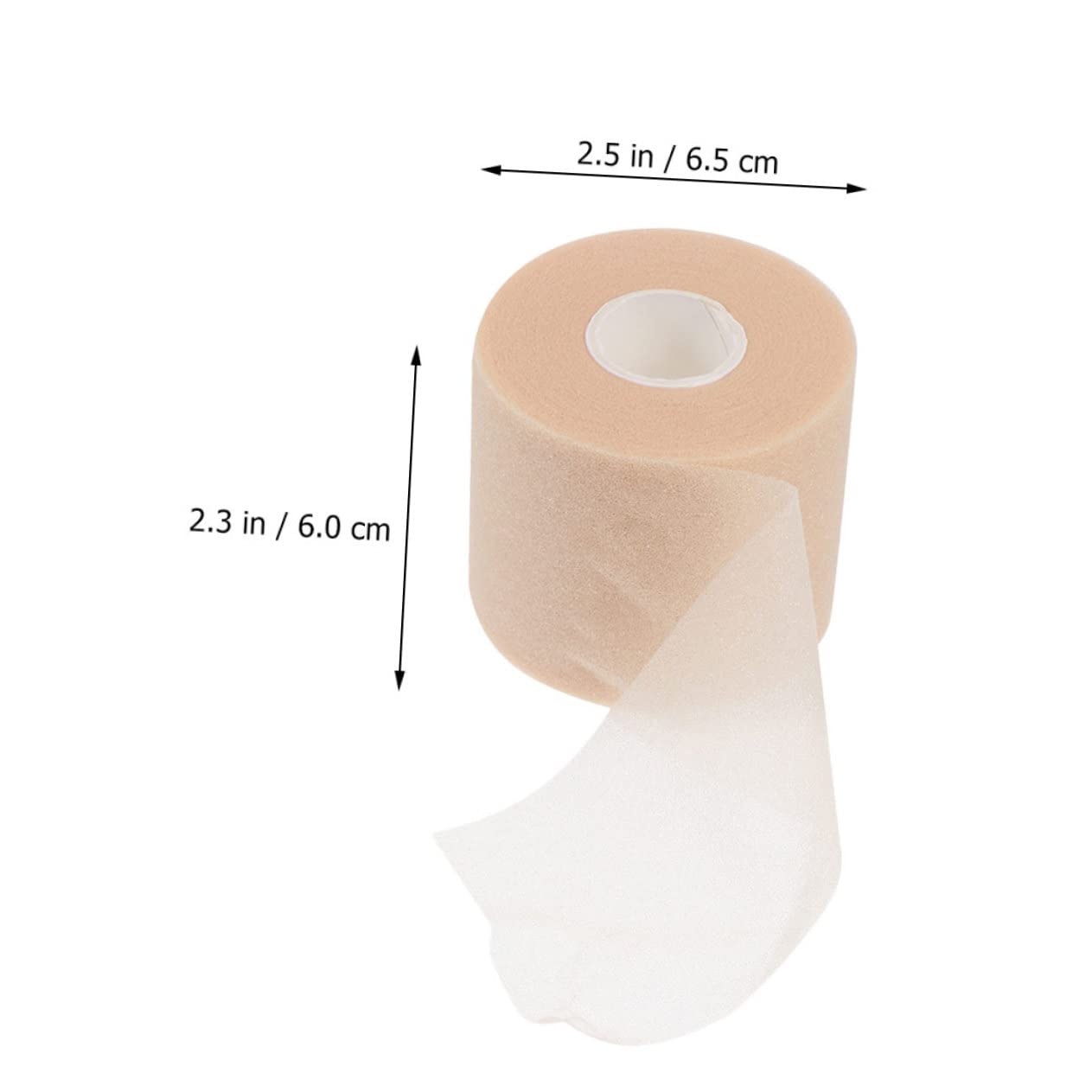 COLLBATH 3sets Ankle Wrist Knee Protection Tape Gray Yellow Foam Sponge Prewrap Athletic Sports Sponge Tape Shockproof for Exercise 2rolls*3