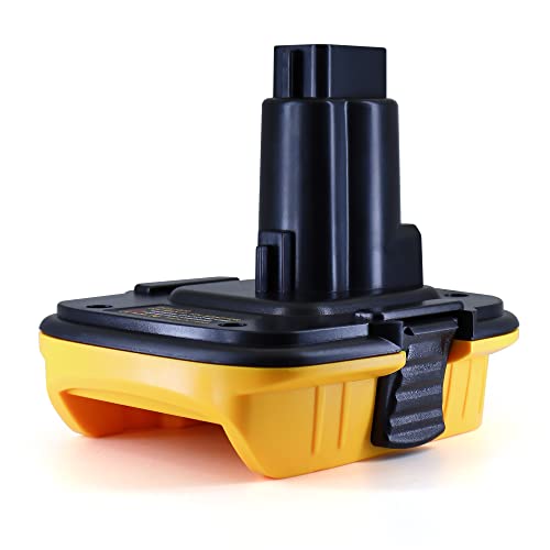 Replacement for Dewalt 18V to 20V Battery Adapter,DCA1820 for Dewalt 20V Battery Adapter for DCB205 DCB207,fit for 18v NiCad & NiMh Tool Battery for DC9096 DW9096 DC9098 DC9099 DW9099