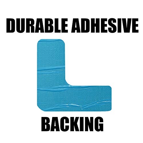 Marqueur d'angle bleu C Ifloortape 5S adhésif industriel haute résistance Pack de 8